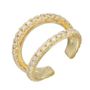 Diamond Split Statement Ear Cuff